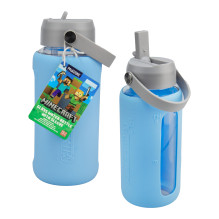 Paladone Minecraft Glass Water Bottle