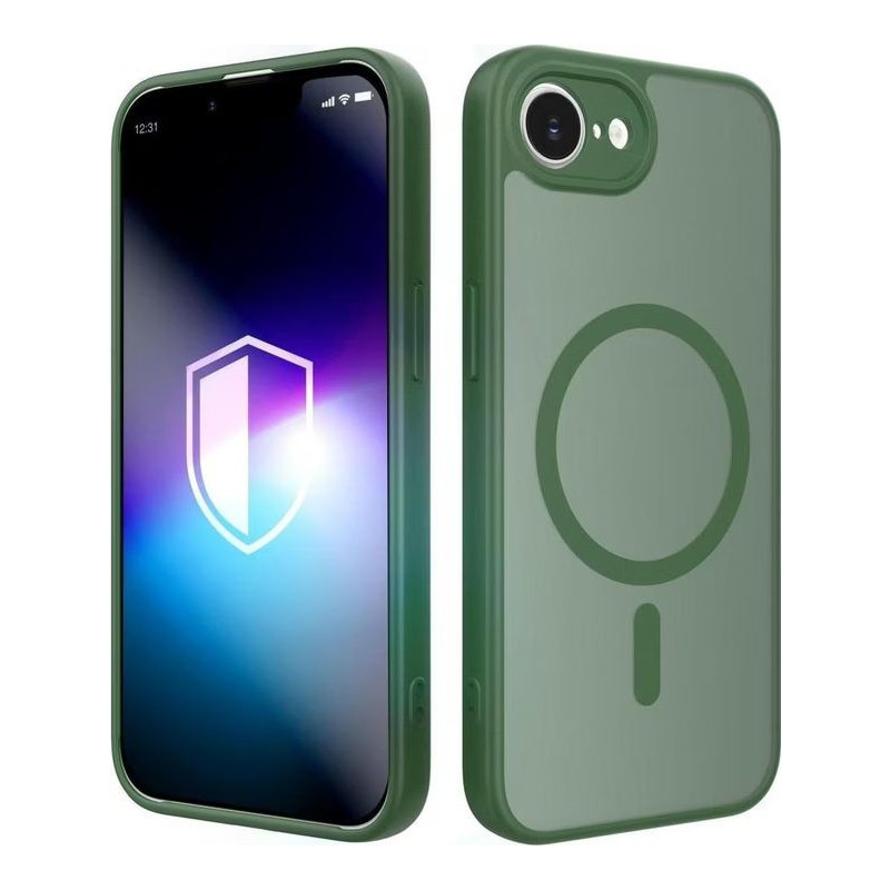 3mk Misty MagCase Green - Apple iPhone 16E / iPhone 17E (5903108759977)