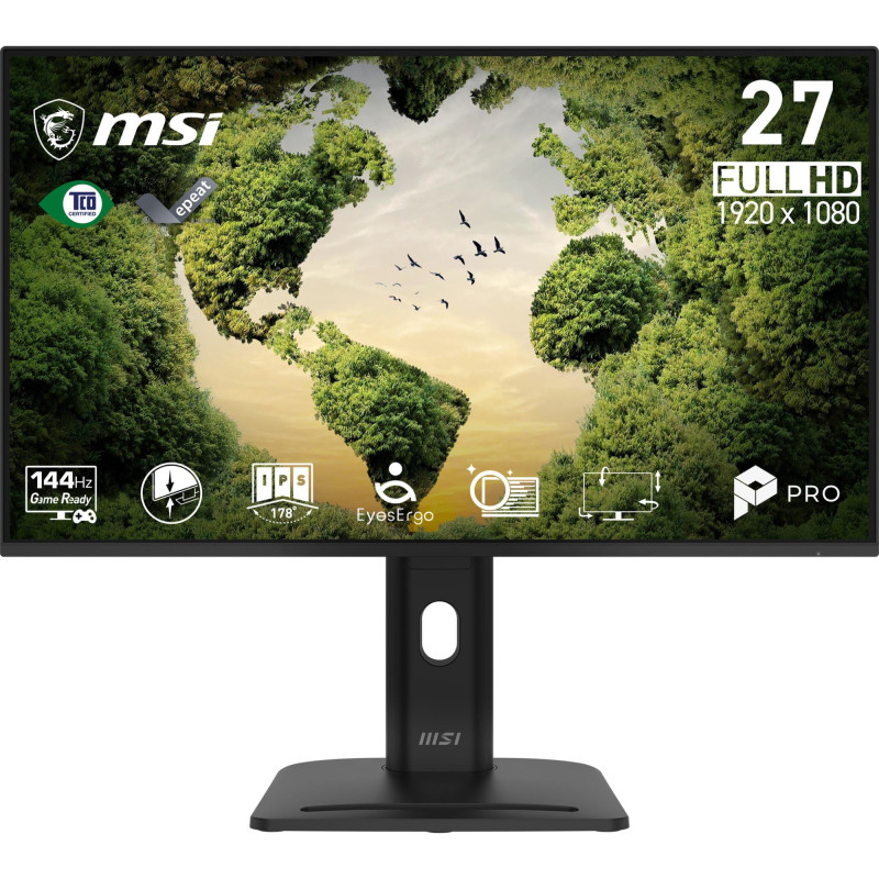 LCD monitorius MSI27" 1920 x 1080 pikselių „Full HD“ natūralaus formato santykis 16:9 LCD plokščiaekranis PROMP275P