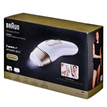 Braun Silk-expert Pro PL5210 IPL intensyviai pulsuojanti šviesa (IPL) auksinė, balta Braun Silk-expert Pro PL5210 IPL intensyviai pulsuojanti šviesa (IPL) auksinė, balta