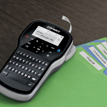 DYMO LabelManager 280 etikečių spausdintuvas, įkraunamas nešiojamas etikečių spausdintuvas su QWERTY klaviatūra, prideda