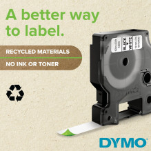 DYMO D1 Standard - Black on White - 12mm DYMO D1 Standard - Black on White - 12mm
