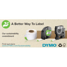 DYMO D1 Standard - Black on White - 12mm DYMO D1 Standard - Black on White - 12mm