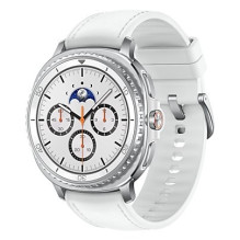 Samsung Galaxy Watch 8 Classic 3.3 cm (1.3") AMOLED 46 mm Digital 438 x 438 pixels Touchscreen Silver Wi-Fi GPS (sa