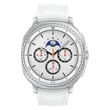 Samsung Galaxy Watch 8 Classic 3.3 cm (1.3") AMOLED 46 mm Digital 438 x 438 pixels Touchscreen Silver Wi-Fi GPS (sa