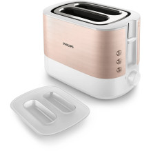 Philips Viva Collection HD2638 / 11 toaster 7 2 slice(s) 950 W Rose gold, White Philips Viva Collection HD2638 / 11 toaster 7 2 slice(s) 950 W Rose gold, White
