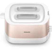 Philips Viva Collection HD2638 / 11 toaster 7 2 slice(s) 950 W Rose gold, White