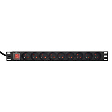 Gembird *Rack power strip PDU 9xFR 1U 16A F