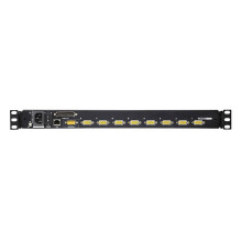 ATEN 8-Port 19" LCD KVM Switch Over IP (USB - PS / 2 VGA) with USB Peripheral port