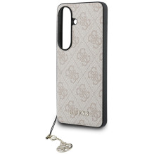 Guess 4G Classic Logo Charm MagSafe Case for Samsung Galaxy S26 - Pink