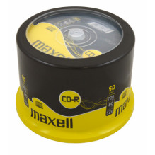 MAXELL CD-R 80 50 vnt. pakuotė, velenas