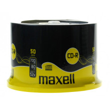 MAXELL CD-R 80 50 vnt. pakuotė, velenas