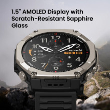 „Amazfit T-Rex Ultra 2“ sidabrinis / juodas