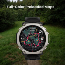„Amazfit T-Rex Ultra 2“ sidabrinis / juodas