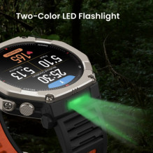 „Amazfit T-Rex Ultra 2“ sidabrinis / juodas