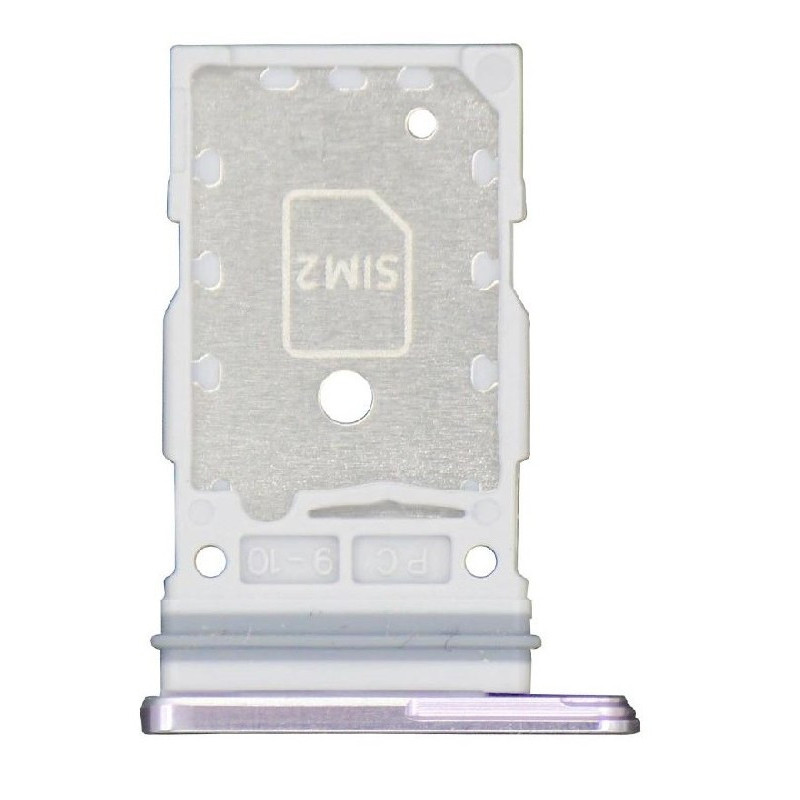 SIM kortelės laikiklis Samsung S918 S23 Ultra Dual Lavender originalus (service pack)