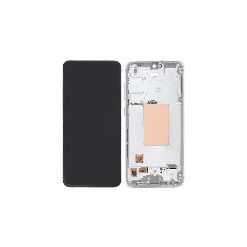 LCD screen Samsung S721 S24 FE 5G with touch screen with frame White Blue / Gray / Mint / Yellow original (assembled ser