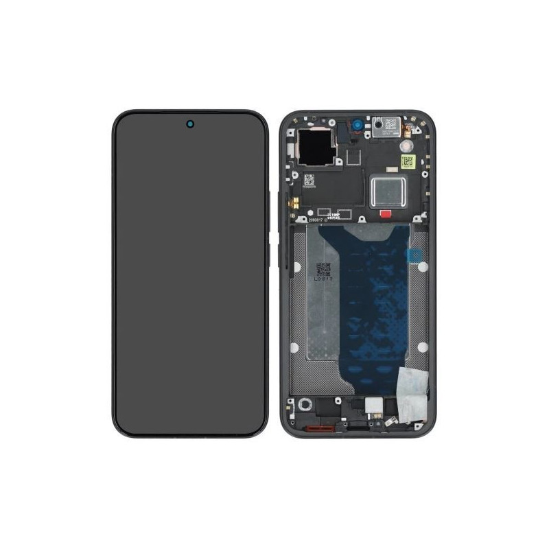 LCD screen Xiaomi 15T Pro 5G with touch screen with frame Black original (service pack)