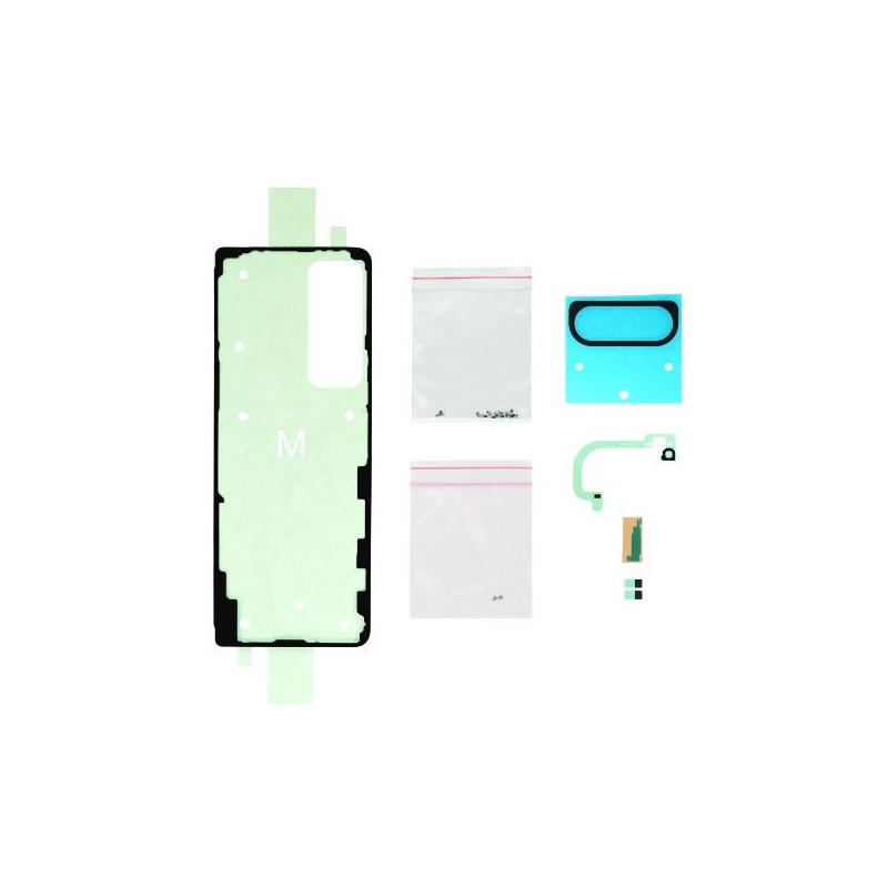 Lipdukų komplektas galiniam dangteliui Samsung F946 Z Fold5 5G originalus (service pack)