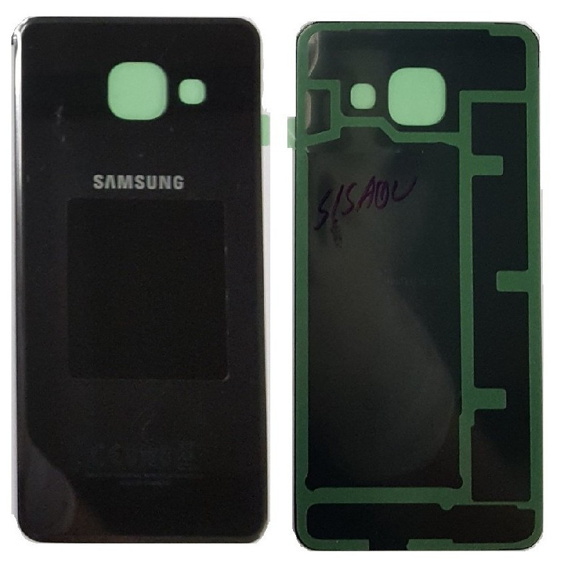 Galinis dangtelis Samsung A310 A3 2016 juodas originalus (service pack)