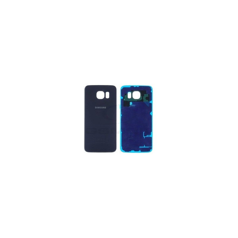 Galinis dangtelis Samsung G920F S6 Black Sapphire (without camera lens) originalus (used Grade B)