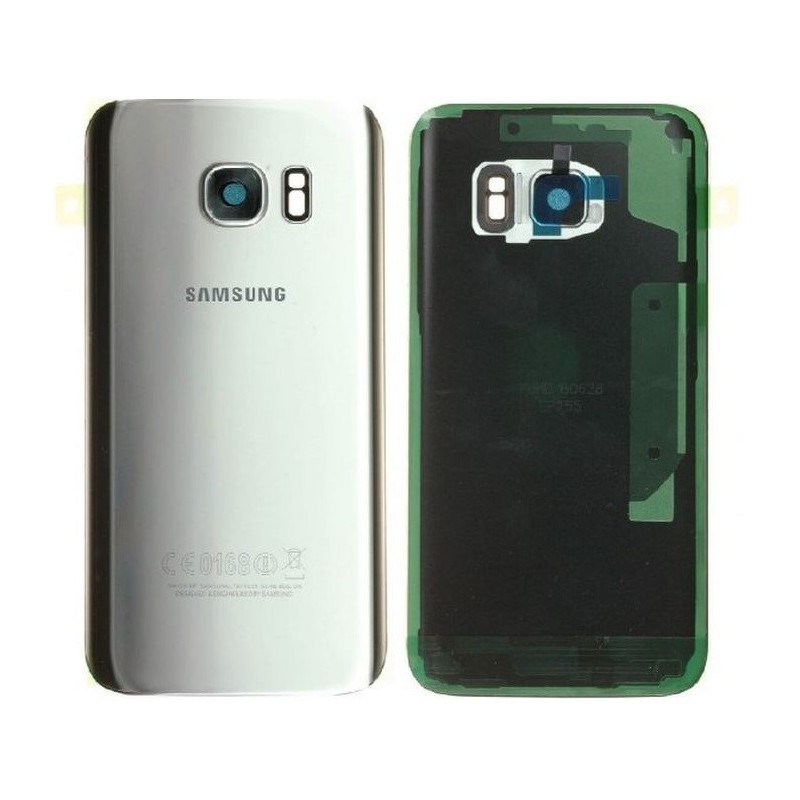 Galinis dangtelis Samsung G930F S7 sidabrinis originalus (service pack)