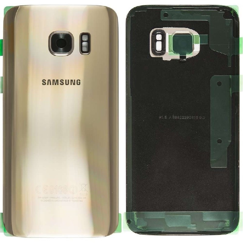 Galinis dangtelis Samsung G935F S7 Edge Gold originalus (used Grade A)