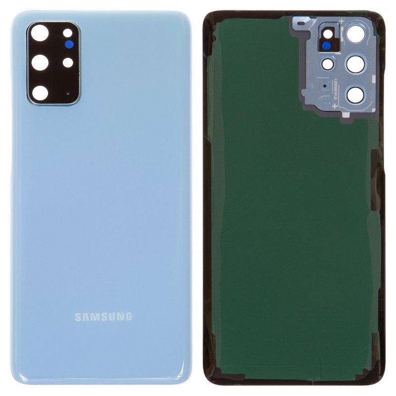 Galinis dangtelis Samsung G985 / G986 S20 Plus Cloud Blue originalus (used Grade B)