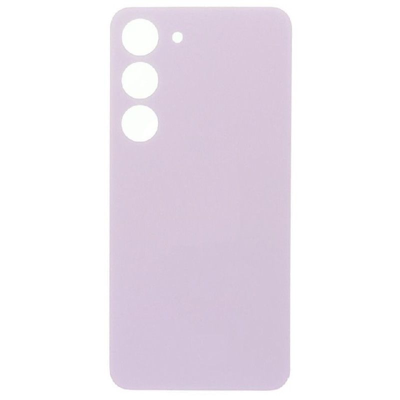 Galinis dangtelis Samsung S911 S23 Lavender (without camera lens) originalus (used Grade C)