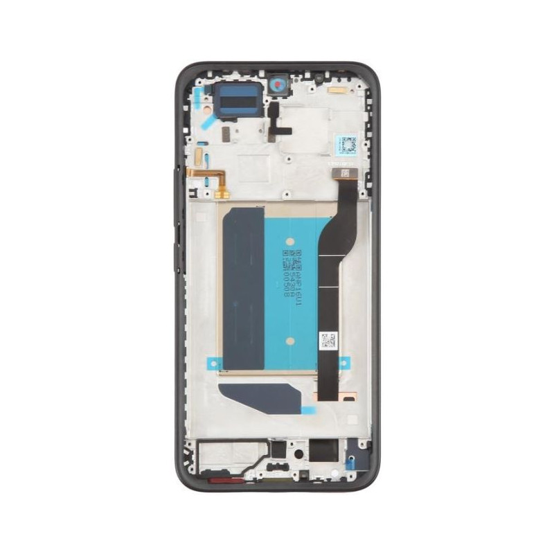 Ekranas Xiaomi Redmi Note 15 Pro+ 5G / Poco M8 Pro su lietimui jautriu stikliuku ir rėmeliu Black OLED