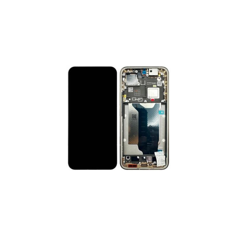 LCD screen Xiaomi 15T Pro 5G with touch screen with frame Mocha Gold original (service pack)