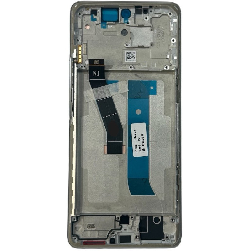 Ekranas Xiaomi Redmi Note 15 4G su lietimui jautriu stikliuku ir rėmeliu Forest Green originalus (service pack)