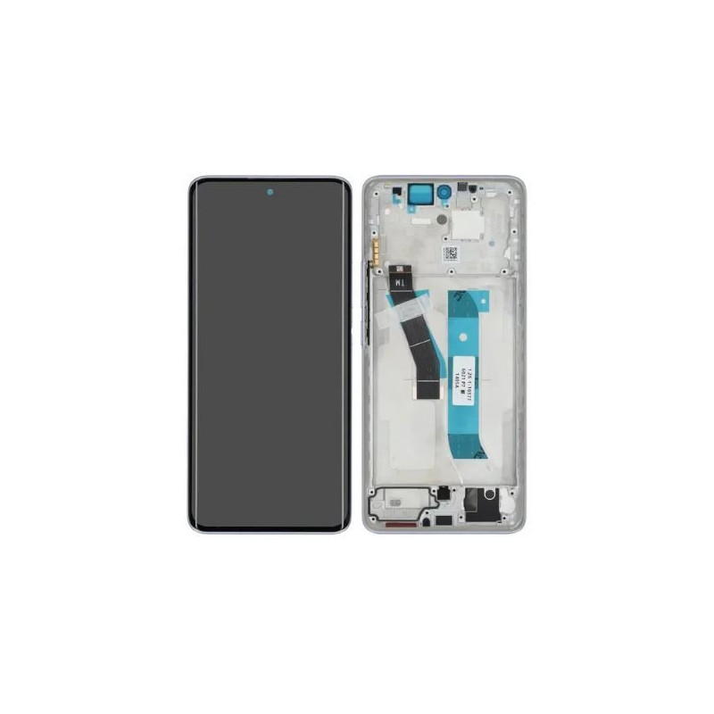 Ekranas Xiaomi Redmi Note 15 4G su lietimui jautriu stikliuku ir rėmeliu Purple originalus (service pack)
