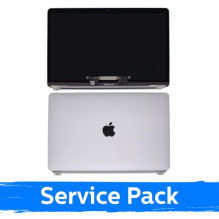 Ekranas skirtas (Pilnas su korpusu) MacBook Air M1 13 (A2337) 2020 / Silver / (Service Pack)