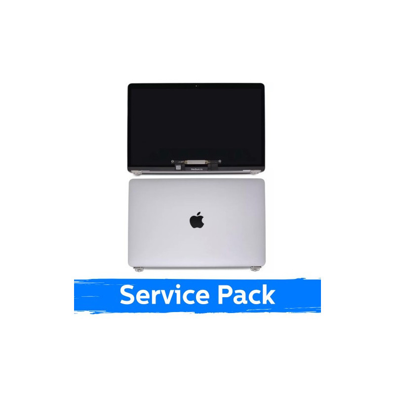 Ekranas skirtas (Pilnas su korpusu) MacBook Air M1 13 (A2337) 2020 / Silver / (Service Pack)