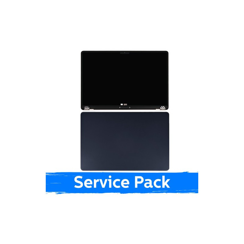Ekranas skirtas (Pilnas su korpusu) MacBook Air M2 15 (A2941) 2023 / Black / (Service Pack)