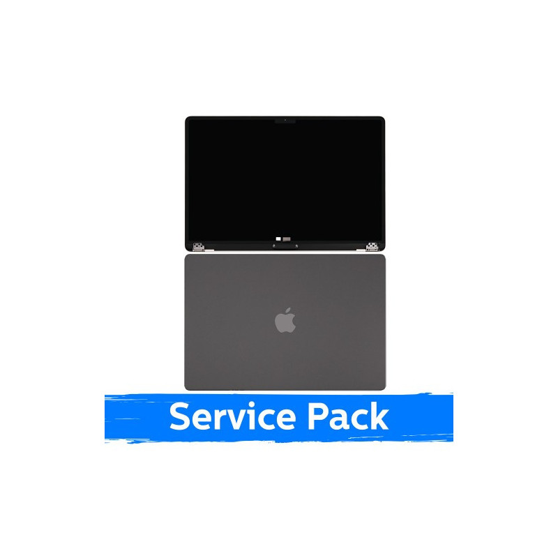 Ekranas skirtas (Pilnas su korpusu) MacBook Air M2 15 (A2941) 2023 / Grey / (Service Pack)