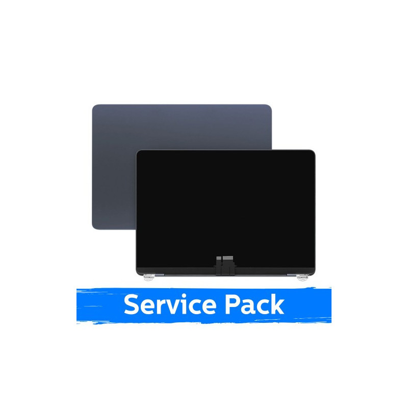 Ekranas skirtas (Pilnas su korpusu) MacBook Air M3 13 (A3113) 2024 / Black / (Service Pack)