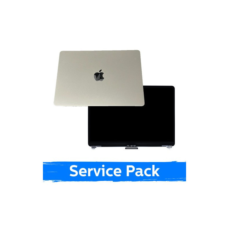 Ekranas skirtas (Pilnas su korpusu) MacBook Air M3 13 (A3113) 2024 / Gold / (Service Pack)