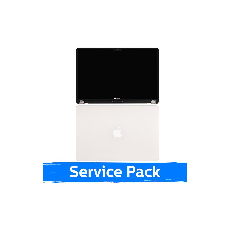 Ekranas skirtas (Pilnas su korpusu) MacBook Air M3 15 (A3114) 2024 / Gold / (Service Pack)