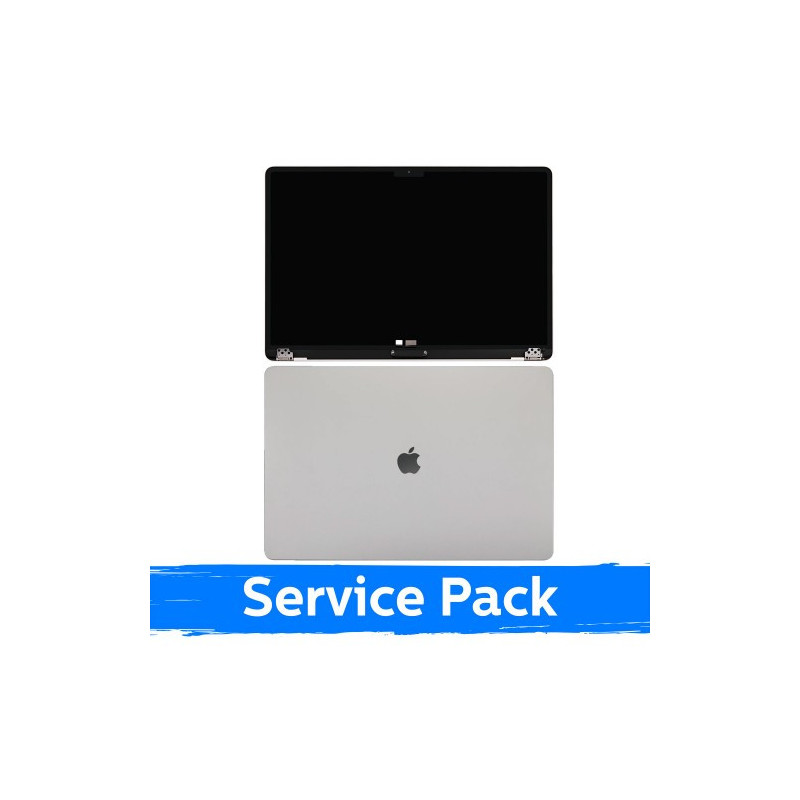 Ekranas skirtas (Pilnas su korpusu) MacBook Air M3 15 (A3114) 2024 / Silver / (Service Pack)