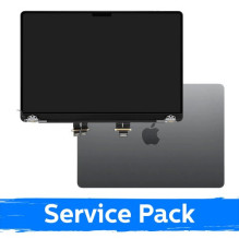Ekranas skirtas (Pilnas su korpusu) MacBook Pro M3 14 (A2918) 2023 / Space Gray / (Service Pack)