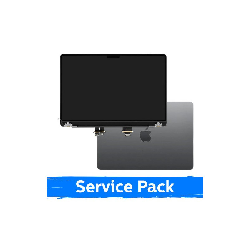Ekranas skirtas (Pilnas su korpusu) MacBook Pro M3 14 (A2918) 2023 / Space Gray / (Service Pack)
