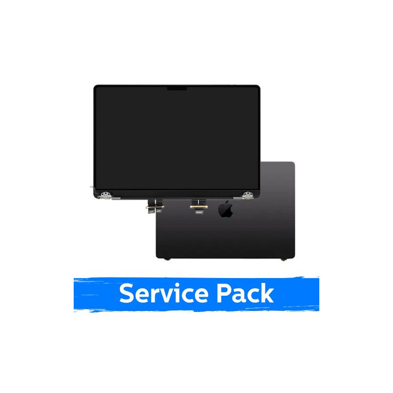 Ekranas skirtas (Pilnas su korpusu) MacBook Pro M3 Pro 14 (A2992) 2023 / Black / (Service Pack)