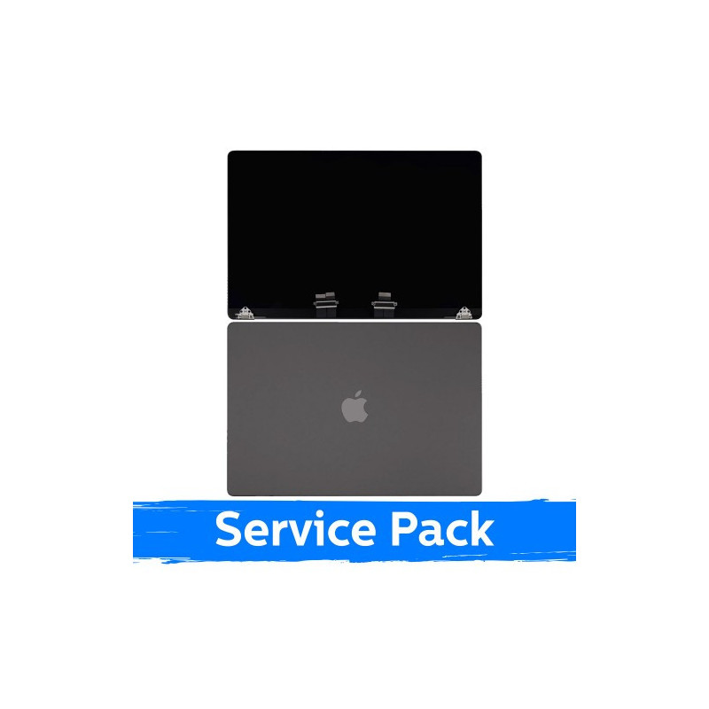 Ekranas skirtas (Pilnas su korpusu) MacBook Pro M3 Pro 16 (A2991) 2023 / Black / (Service Pack)