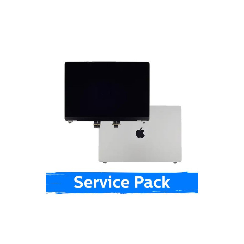 Ekranas skirtas (Pilnas su korpusu) MacBook Pro M3 Pro 16 (A2991) 2023 / Silver / (Service Pack)