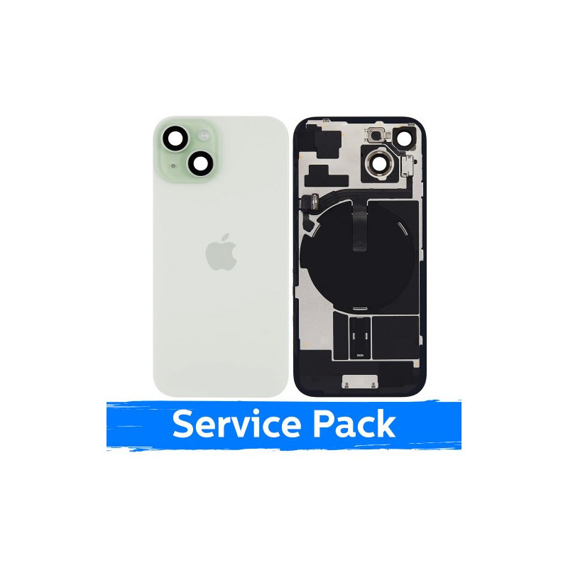 Galinis dangtelis skirtas Apple iPhone 15 / Green / (Service Pack)