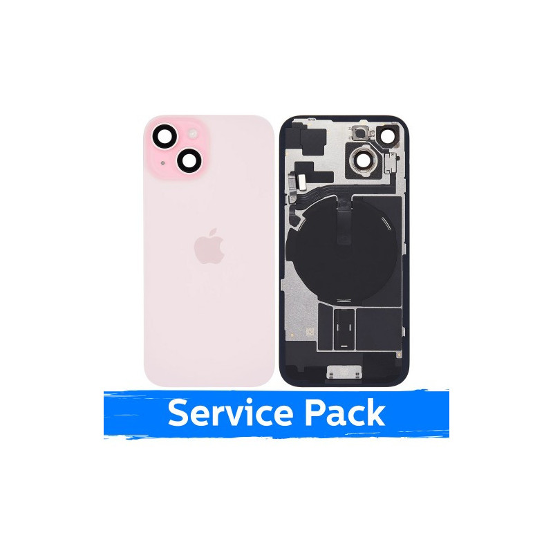 Galinis dangtelis skirtas Apple iPhone 15 / Pink / (Service Pack)