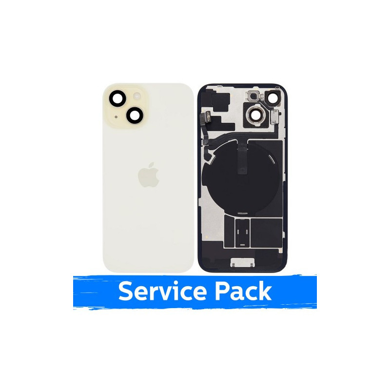 Galinis dangtelis skirtas Apple iPhone 15 / Yellow / (Service Pack)