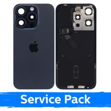 Galinis dangtelis skirtas Apple iPhone 15 Pro / Blue Titanium / (Service Pack)